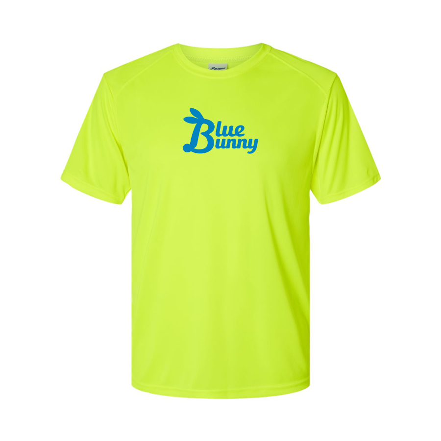 Men's Blue Bunny Logo Performance T-Shirt