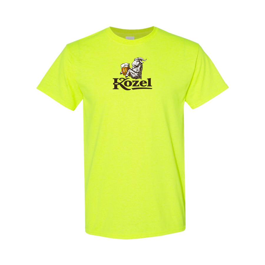 Men's Velkopopovicky Kozel Logo Cotton T-Shirt