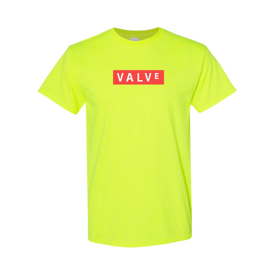 Men's Valve Banner Logo Cotton T-Shirt
