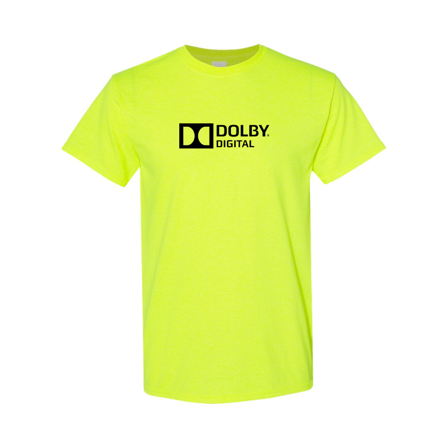 Men's Dolby Digital  Logo Cotton T-Shirt