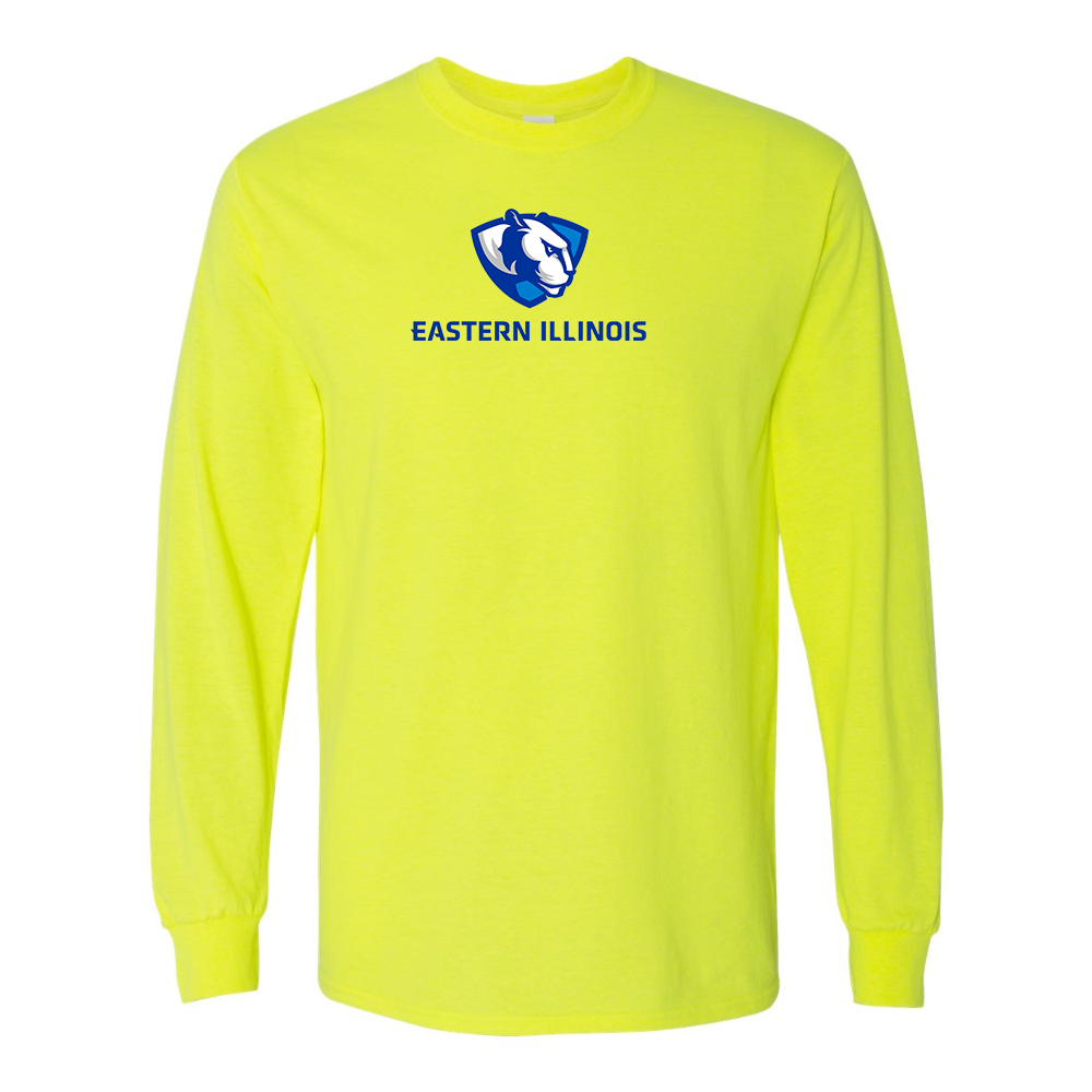 Men's Eastern Illinois Panthers Gildan Heavy Cotton Long Sleeve T-Shirt