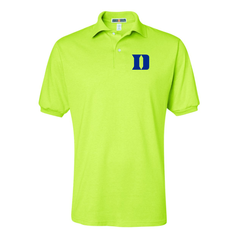Men's Duke Blue Devils JERZEES  SpotShield polo