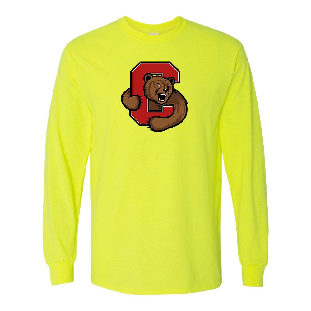 Men's Cornell Big Red Gildan Heavy Cotton Long Sleeve T-Shirt