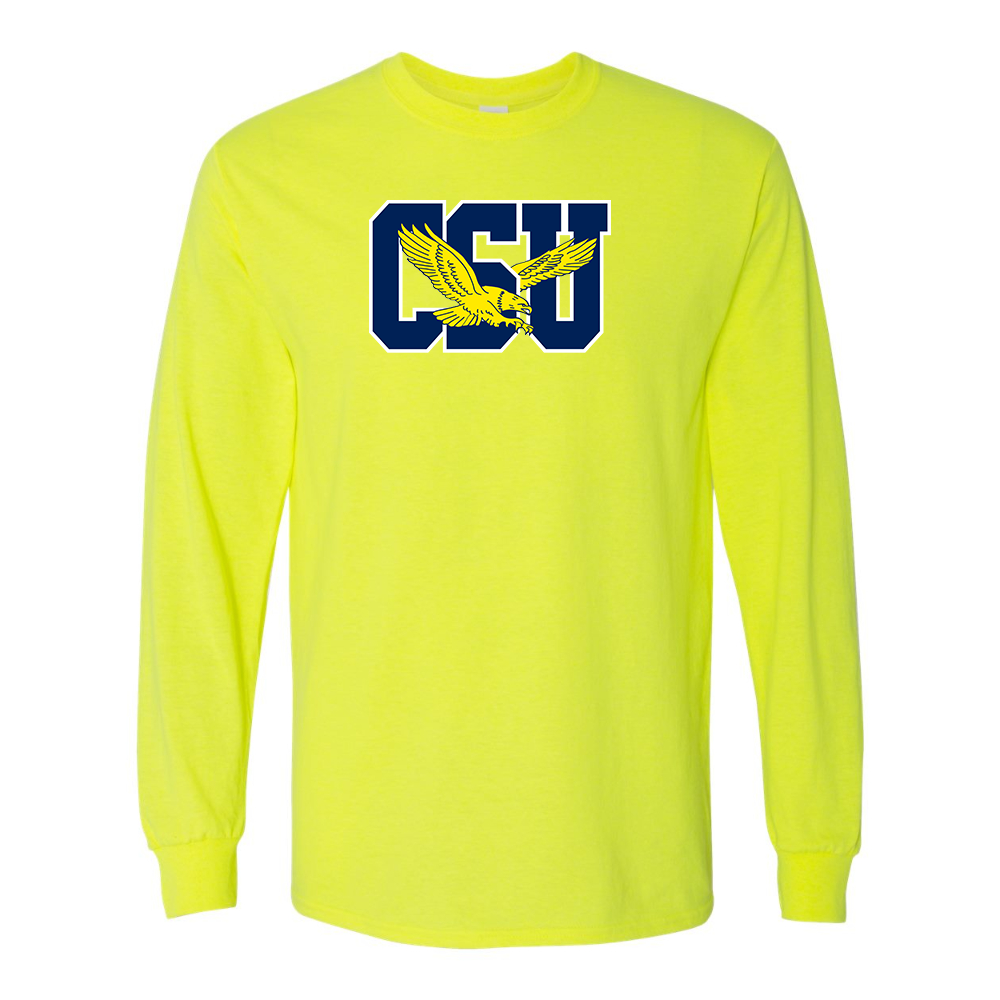Men's Coppin State Eagles Gildan Heavy Cotton Long Sleeve T-Shirt