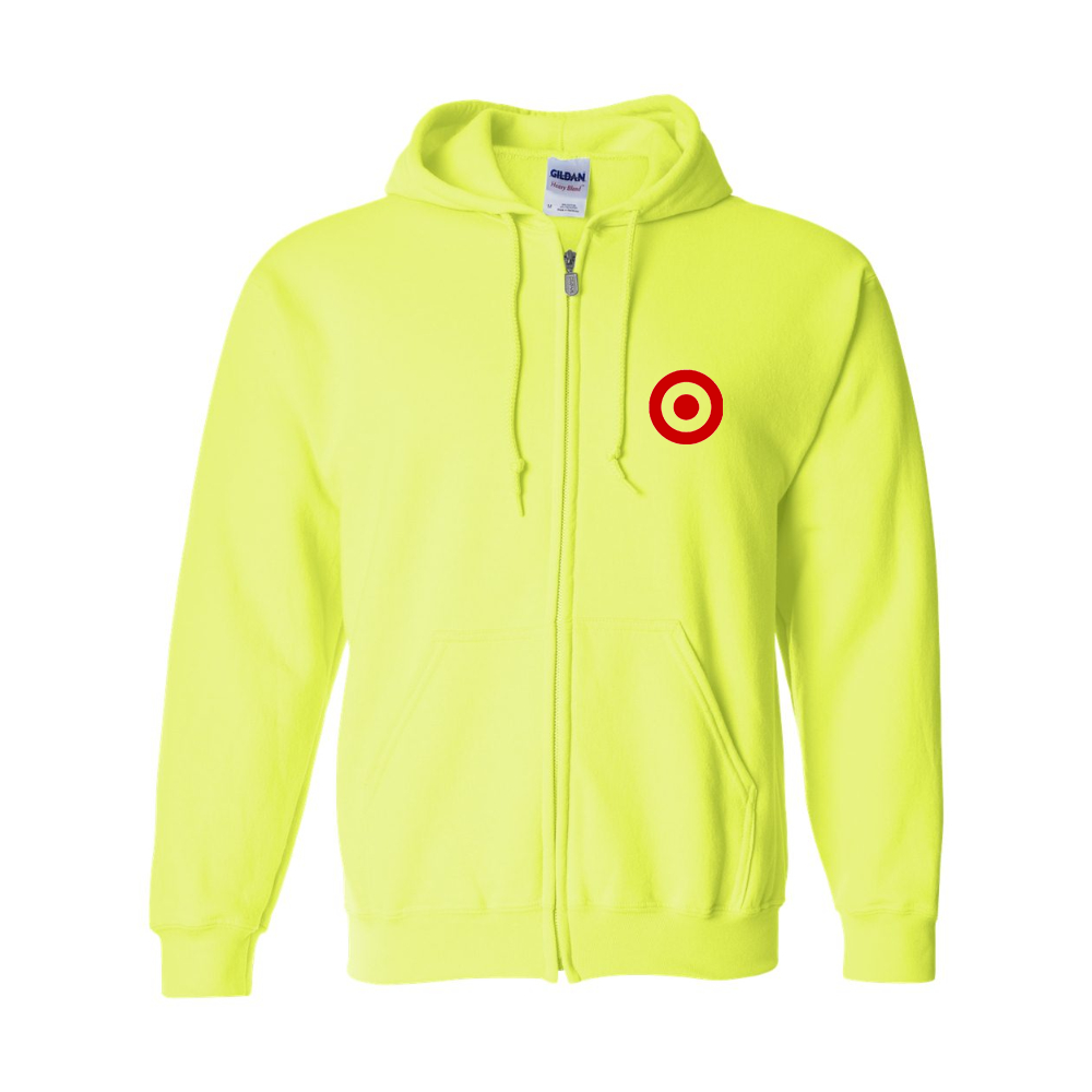 Men's Target Gildan  Heavy Blend Full Zip Hooded Sweatshirt