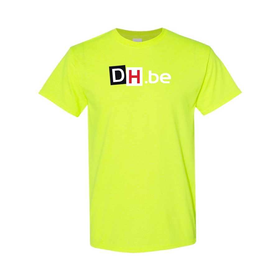 Men's  DH Derniere Heure   Logo  Cotton T-Shirt