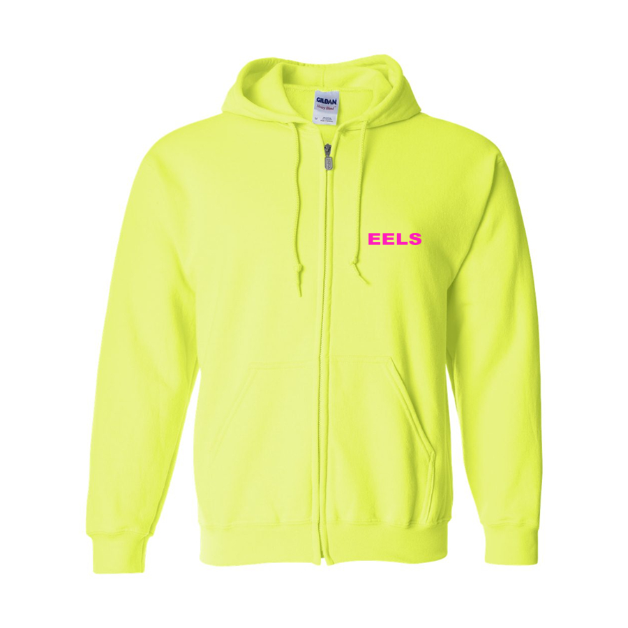 Men's Eels Gildan  Heavy Blend Full Zip Hooded Sweatshirt