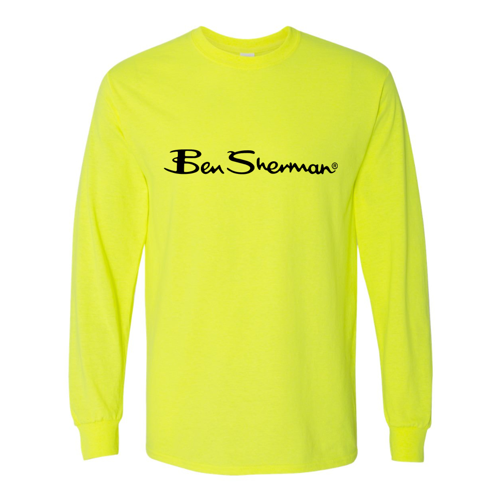 Men's Ben Sherman Gildan Heavy Cotton Long Sleeve T-Shirt