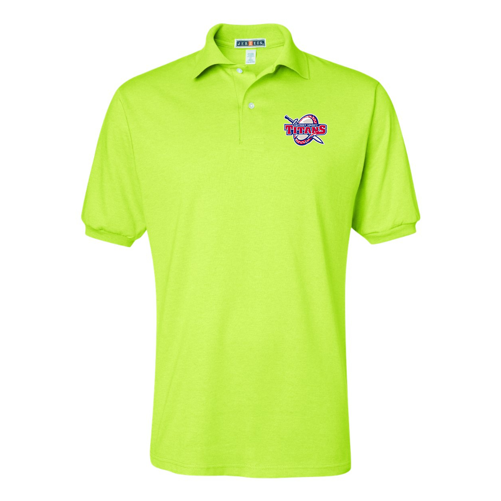 Men's  Detroit Titans  JERZEES  SpotShield polo