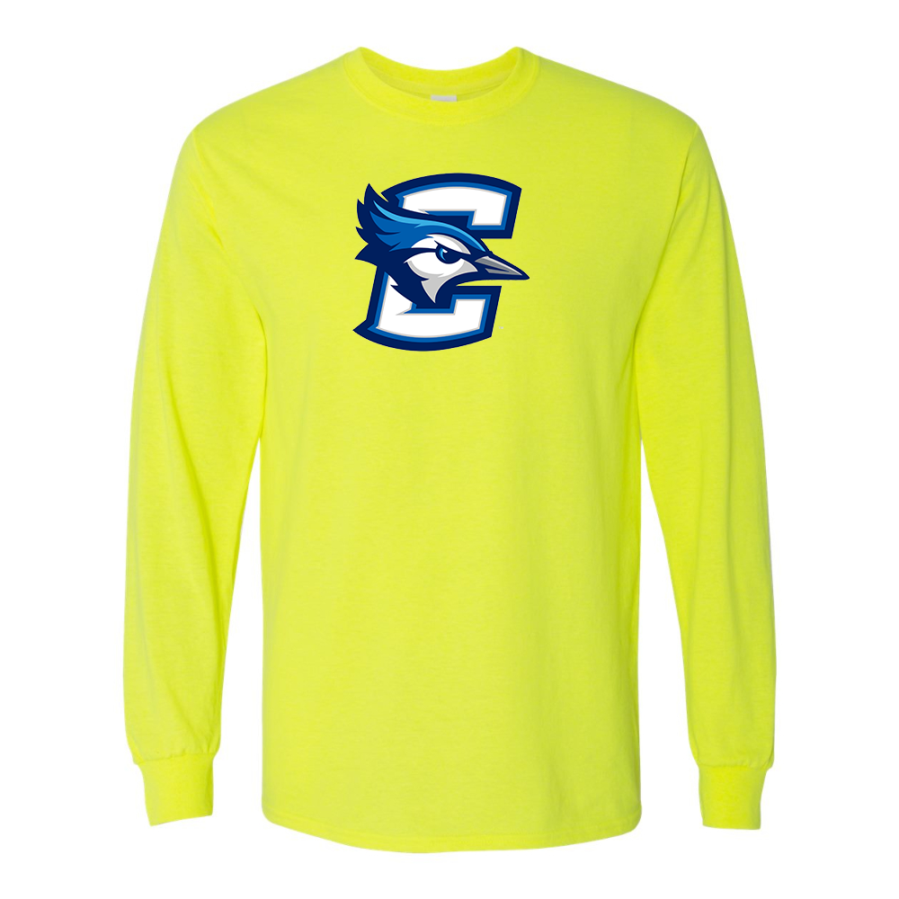 Men's Creighton Bluejays  Gildan Heavy Cotton Long Sleeve T-Shirt