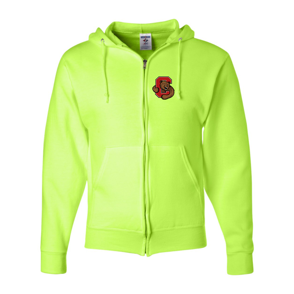 Men's Cornell Big Red JERZEES NuBlend Full-Zip Hooded Sweatshirt
