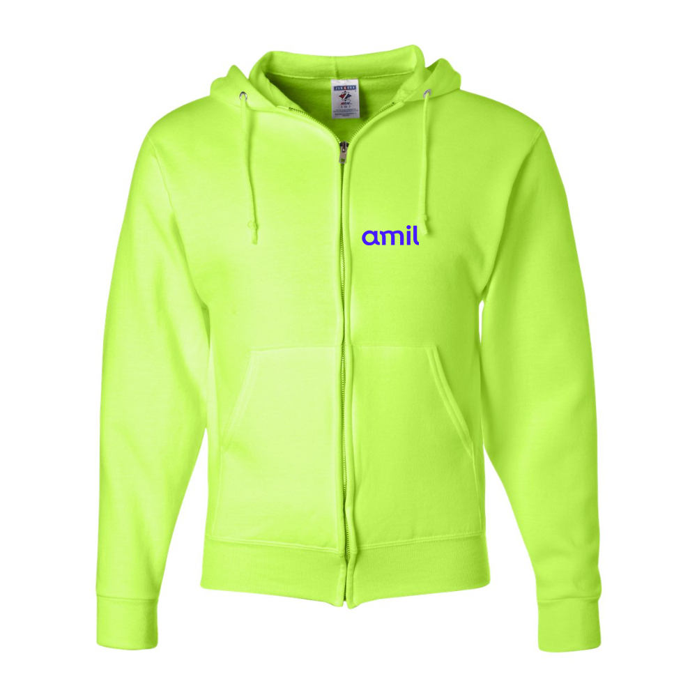 Men's  Amil  JERZEES NuBlend Full-Zip Hooded Sweatshirt