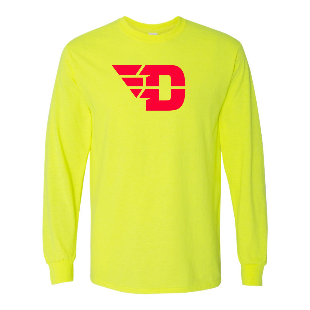 Men's Dayton Flyers Gildan Heavy Cotton Long Sleeve T-Shirt