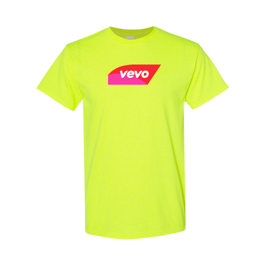 Men's Vevo Thumbnail Banner  Logo Cotton T-Shirt