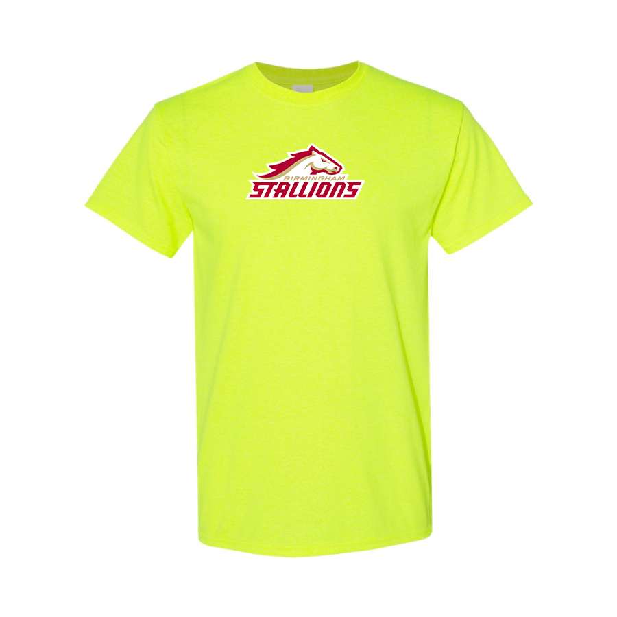 Men's Birmingham Stallions Logo Cotton T-Shirt