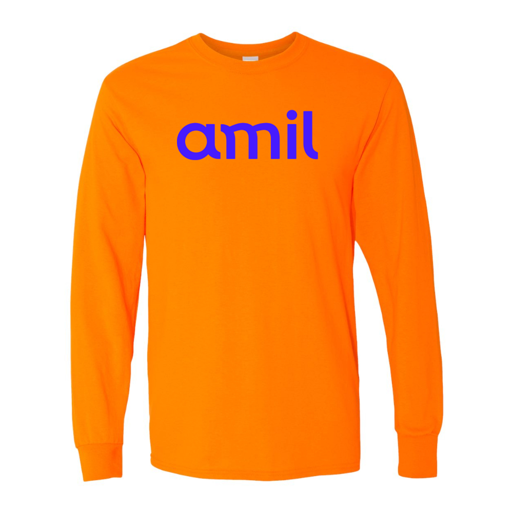 Men's Amil Gildan Heavy Cotton Long Sleeve T-Shirt