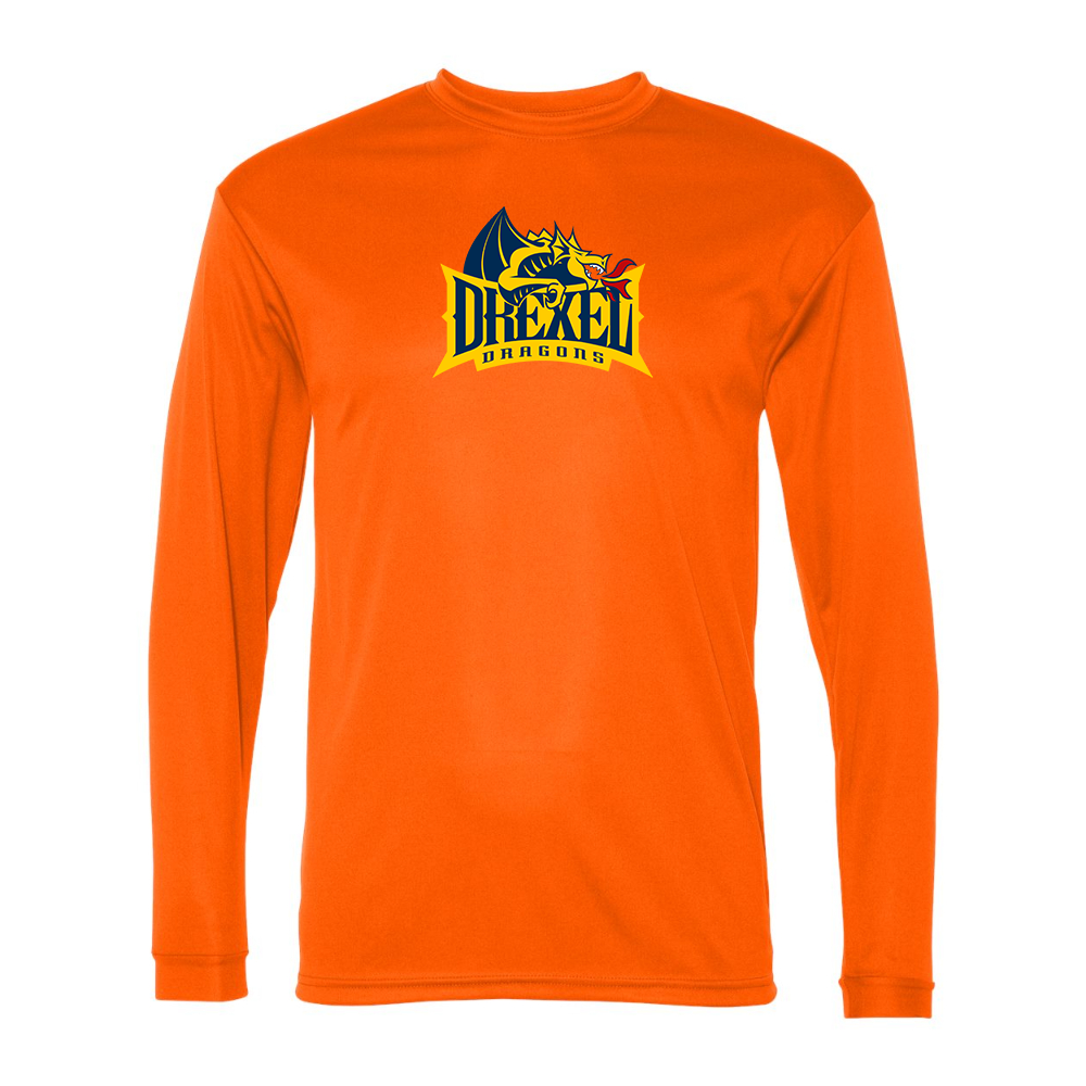Men's Drexel Dragons Performance Long Sleeve T-Shirt