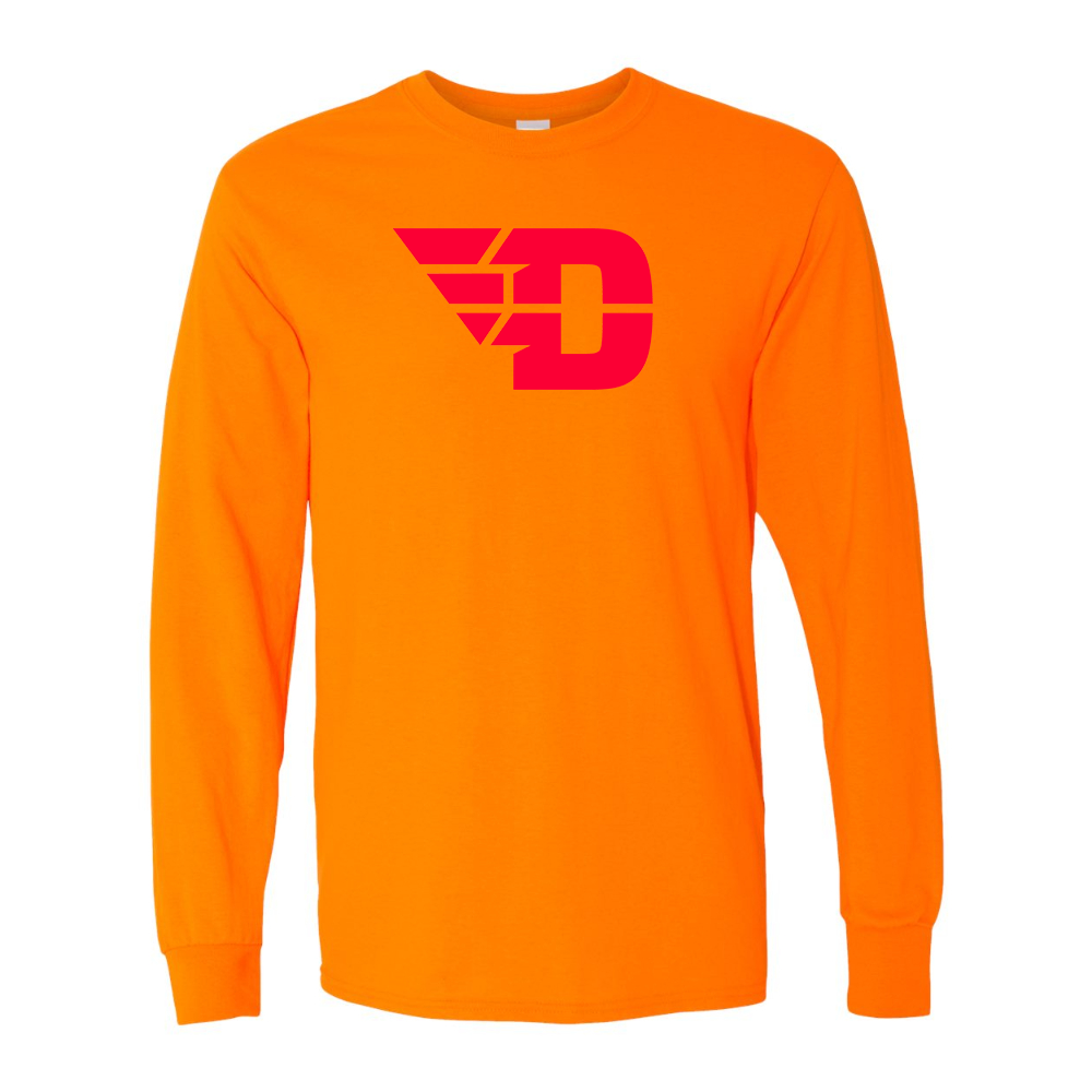 Men's Dayton Flyers Gildan Heavy Cotton Long Sleeve T-Shirt