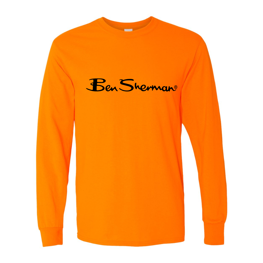 Men's Ben Sherman Gildan Heavy Cotton Long Sleeve T-Shirt