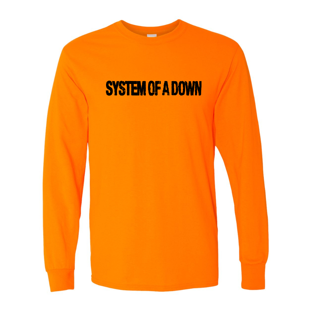 Men's System Of A Down Gildan Heavy Cotton Long Sleeve T-Shirt