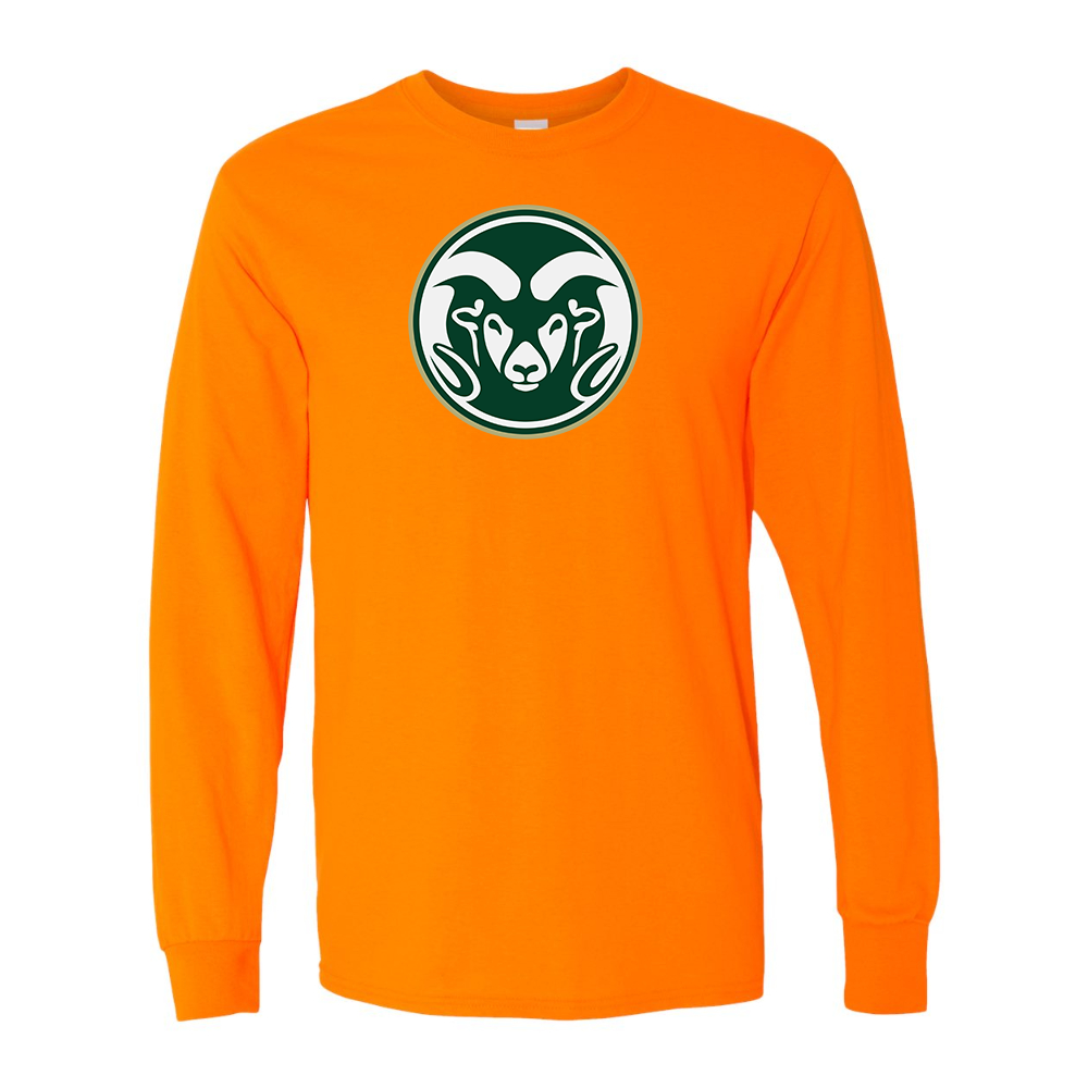 Men's  Colorado State Rams Gildan Heavy Cotton Long Sleeve T-Shirt