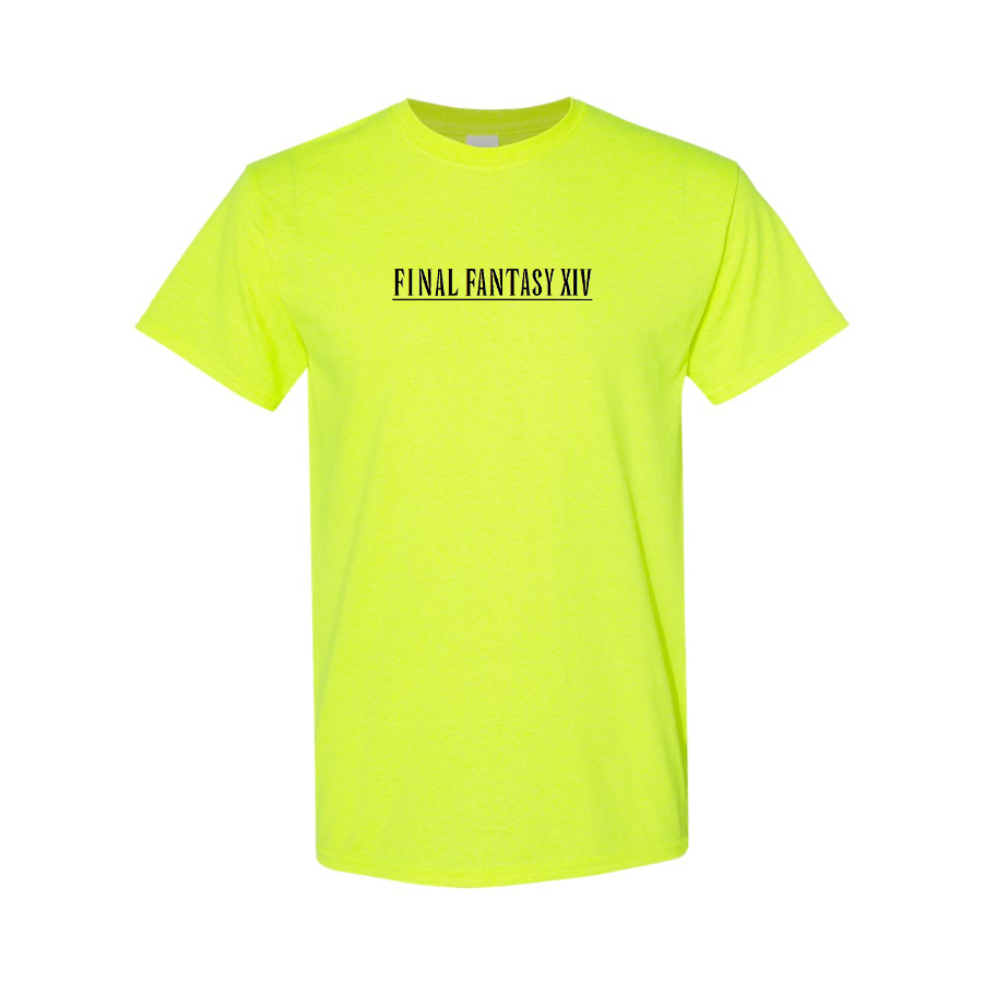 Men's Final Fantasy XIV  Logo Cotton T-Shirt