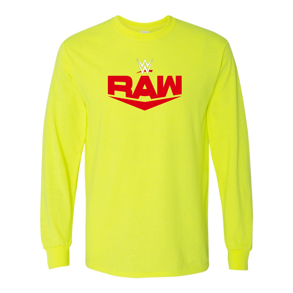 Men's  WWE Raw  Gildan Heavy Cotton Long Sleeve T-Shirt