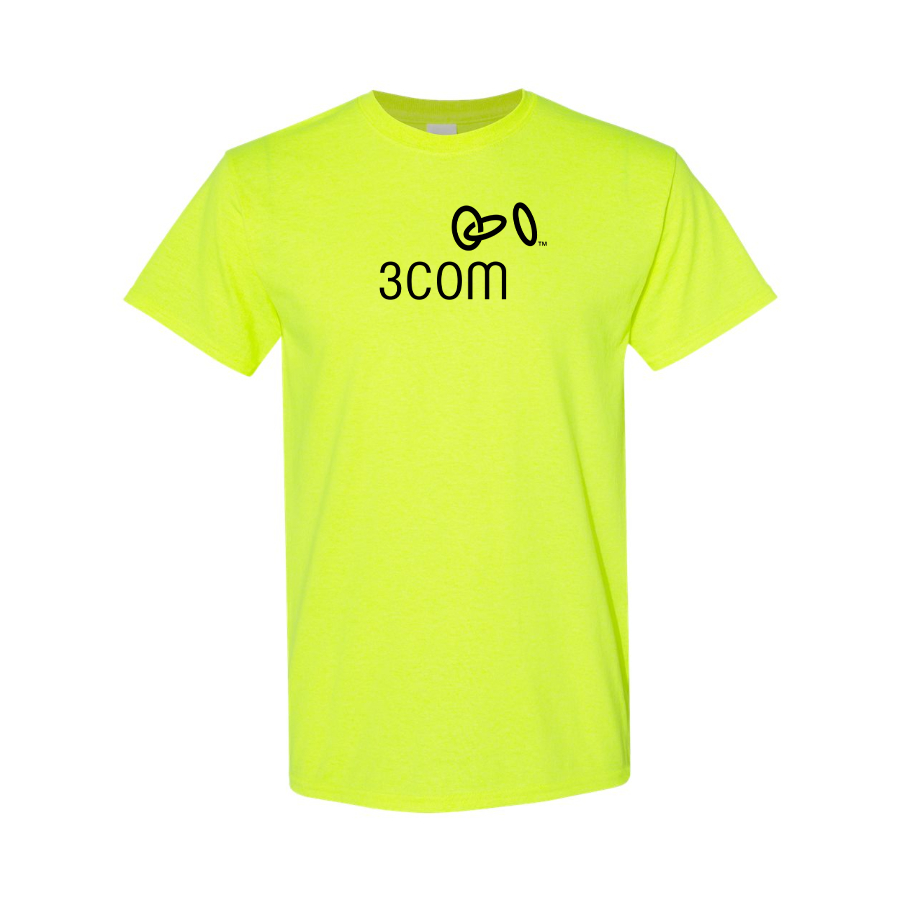 Men's 3Com Logo Cotton T-Shirt
