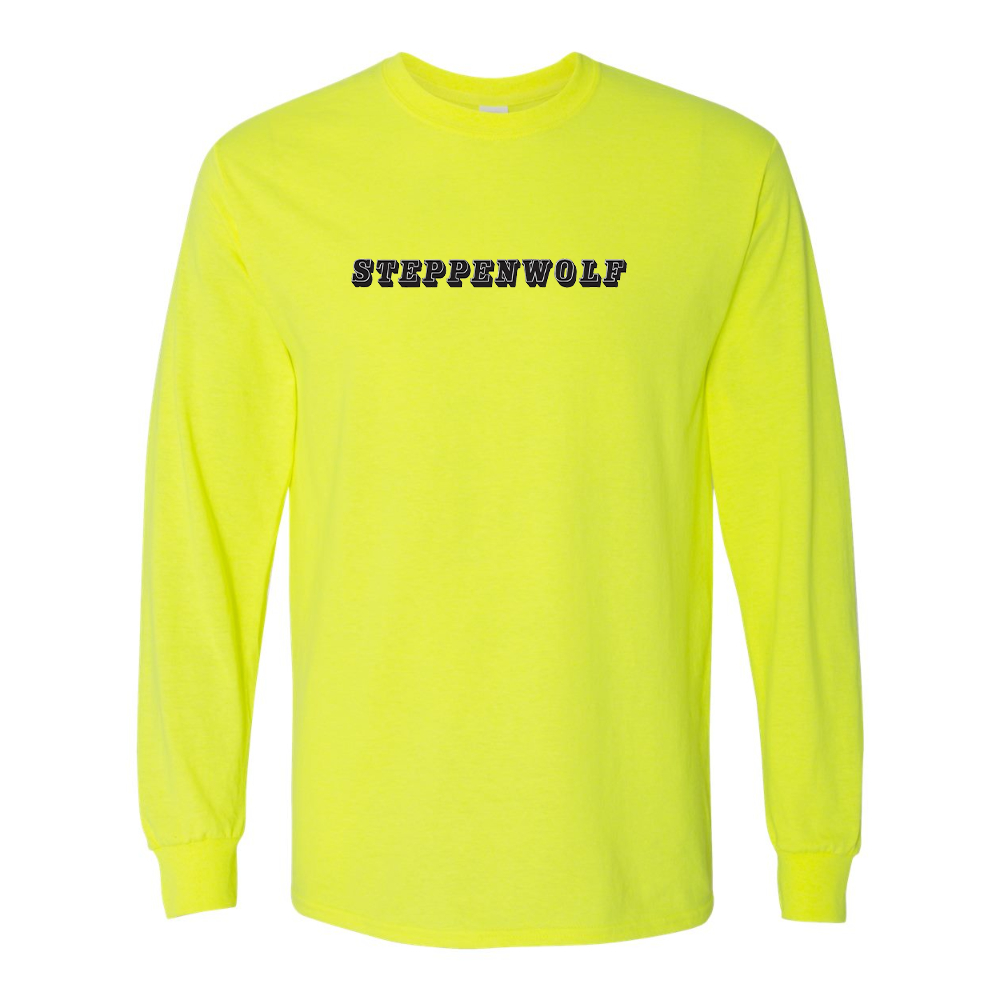 Men's Steppen wolf Gildan Heavy Cotton Long Sleeve T-Shirt