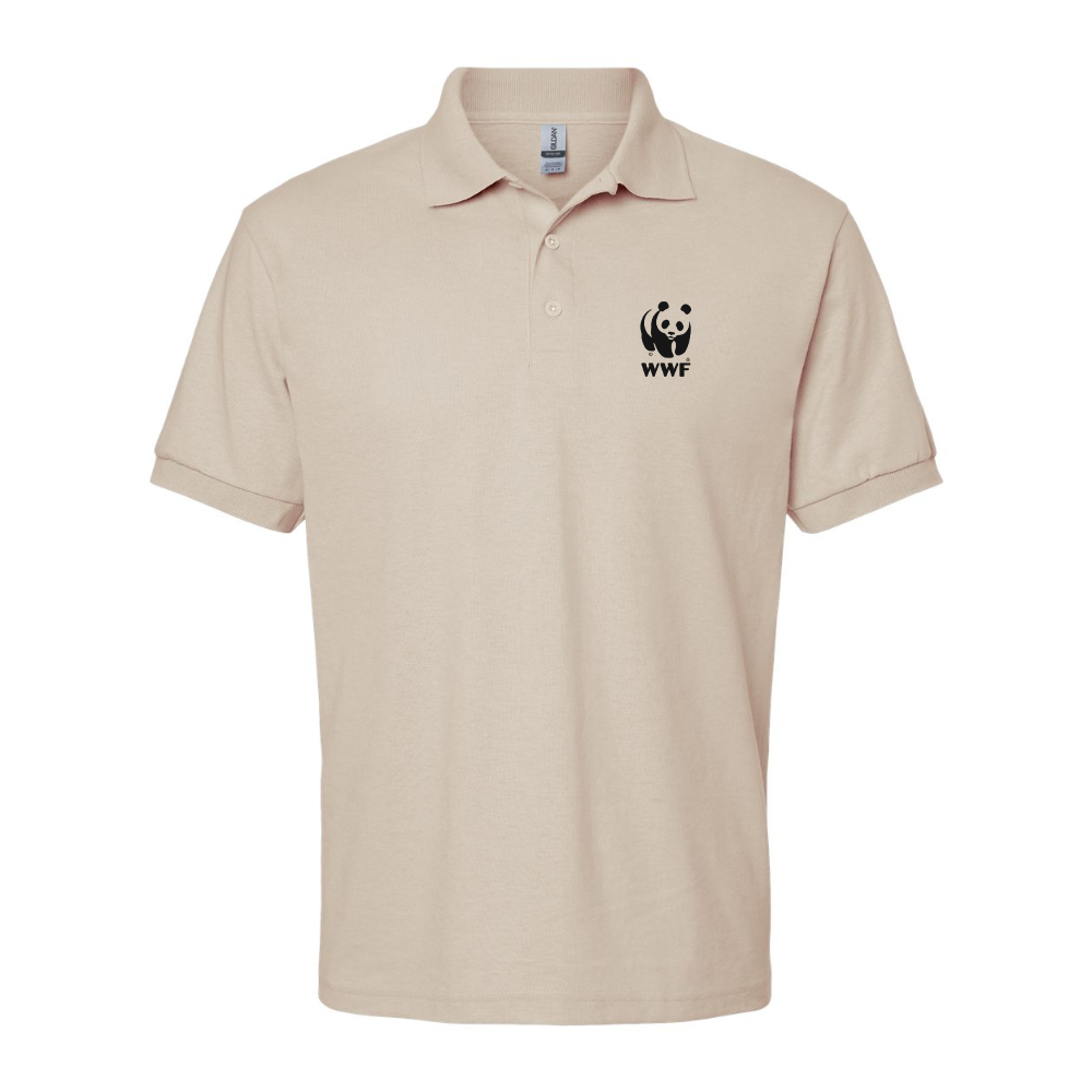 Men's  WWF    Dry Blend Jersey Polo