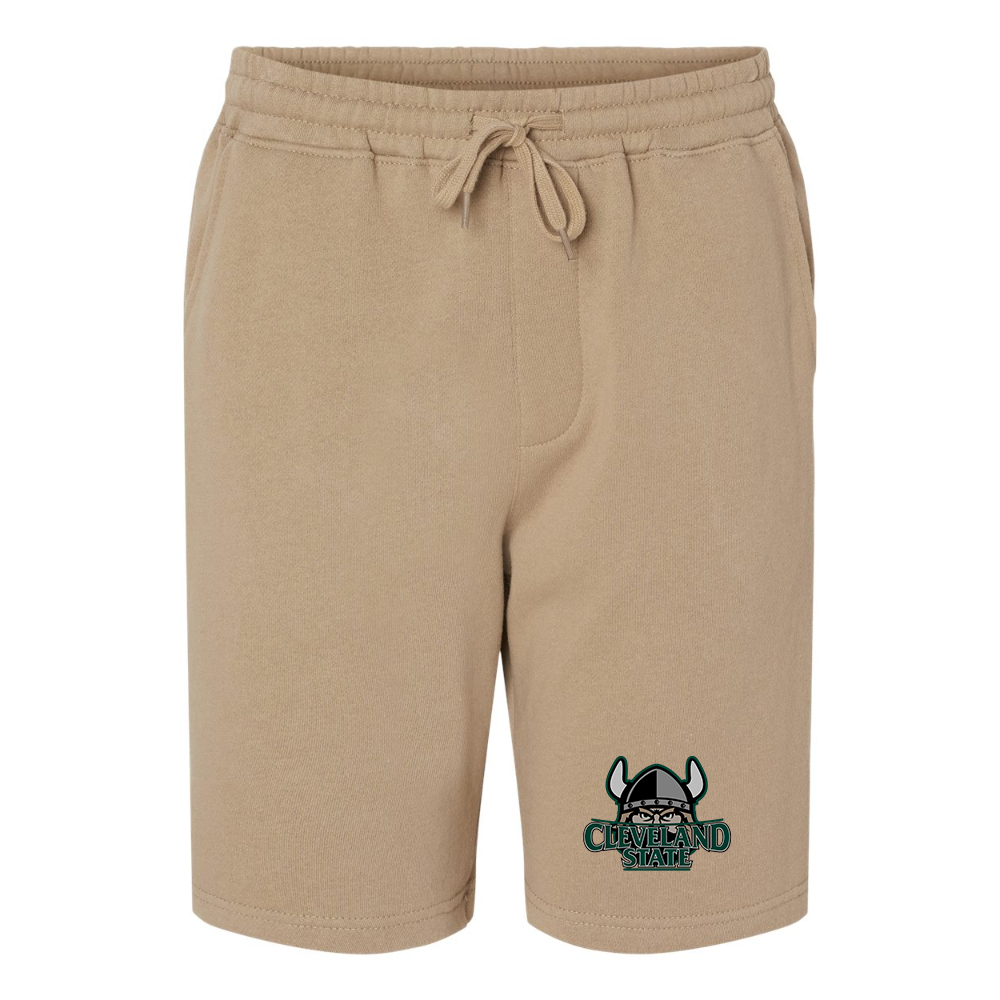Men's  Cleveland State Vikings Independent Trading Co Midweight Fleece Short