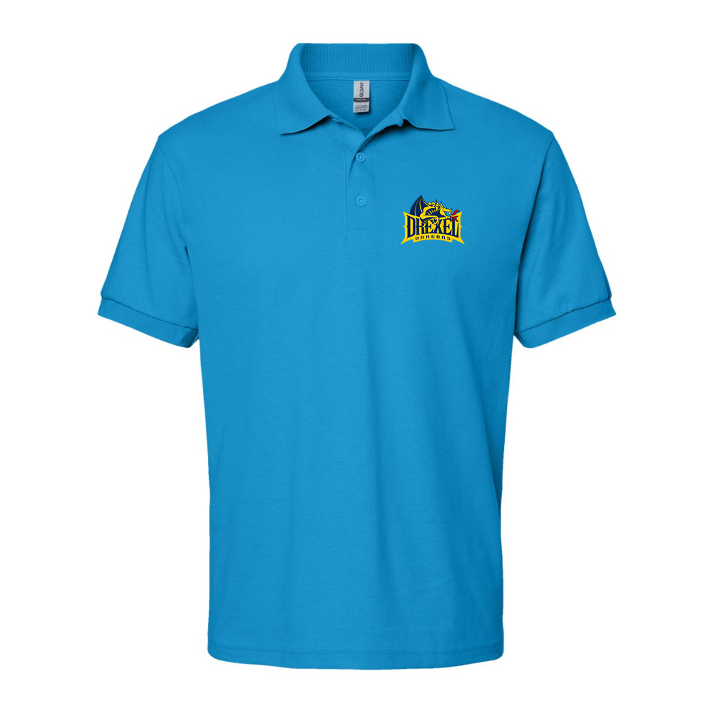 Men's Drexel Dragons Dry Blend Jersey Polo