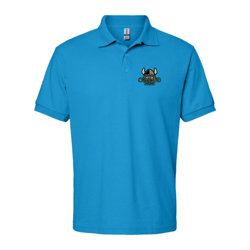 Men's Cleveland State Vikings Dry Blend Jersey Polo