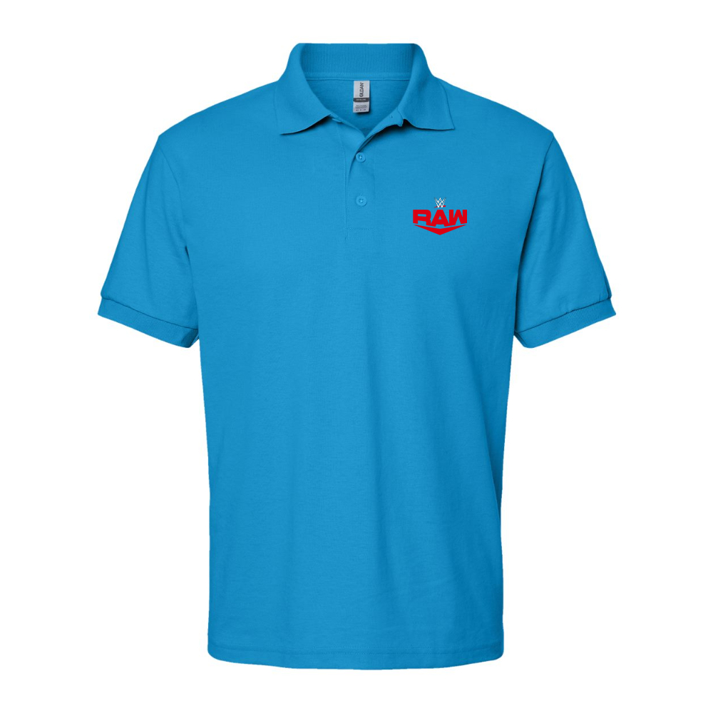 Men's  WWE Raw    Dry Blend Jersey Polo