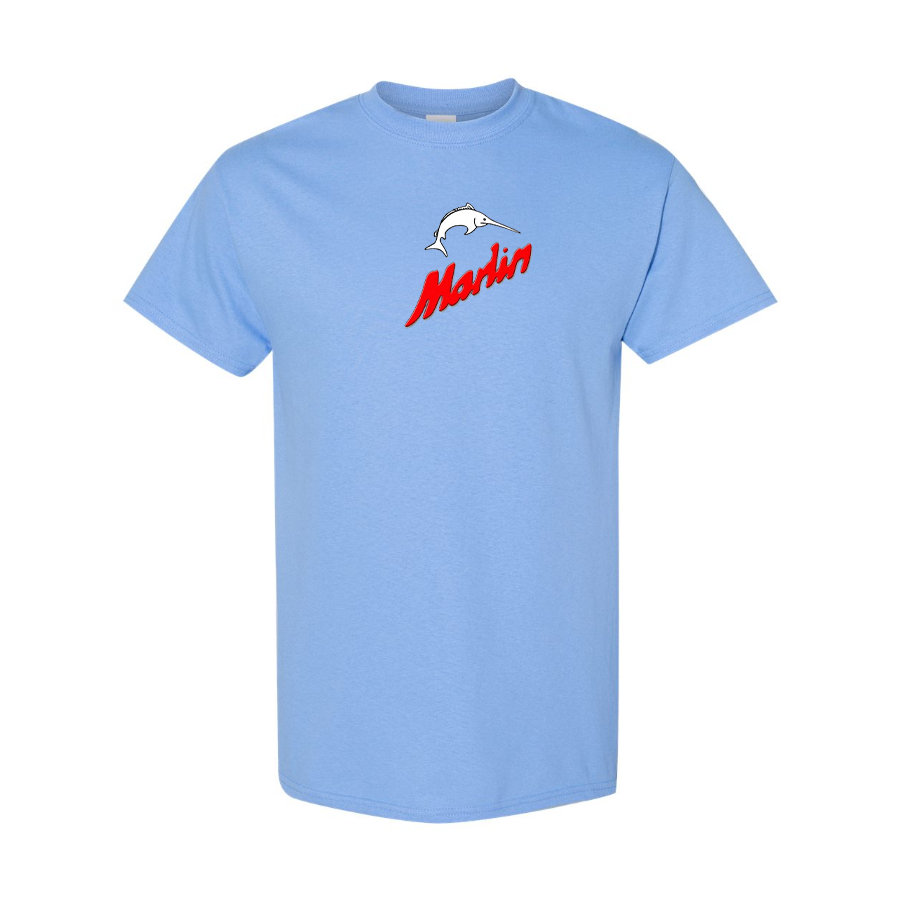 Men's Marlin Logo Cotton T-Shirt