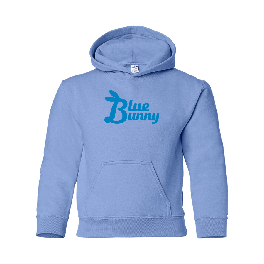 Youth Blue Bunny  Logo Pullover Hoodie