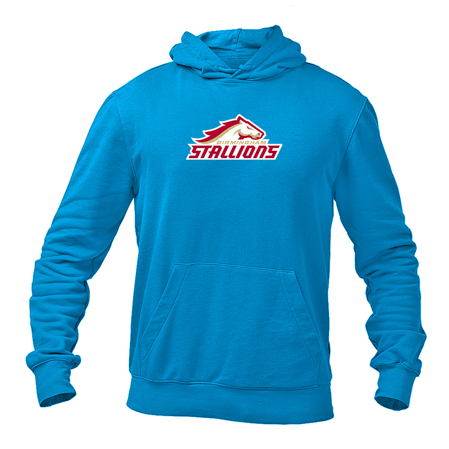 Men's Birmingham Stallions Logo Pullover Hoodie