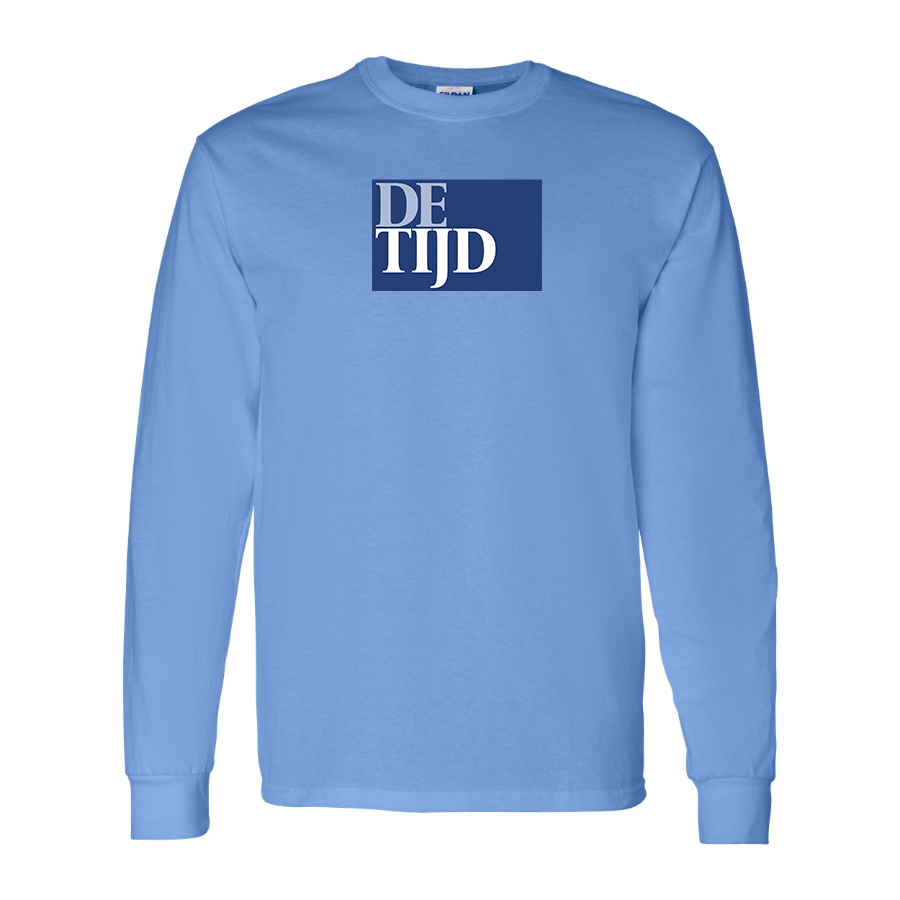 Men's De Tijd    Cotton Long Sleeve T-Shirt
