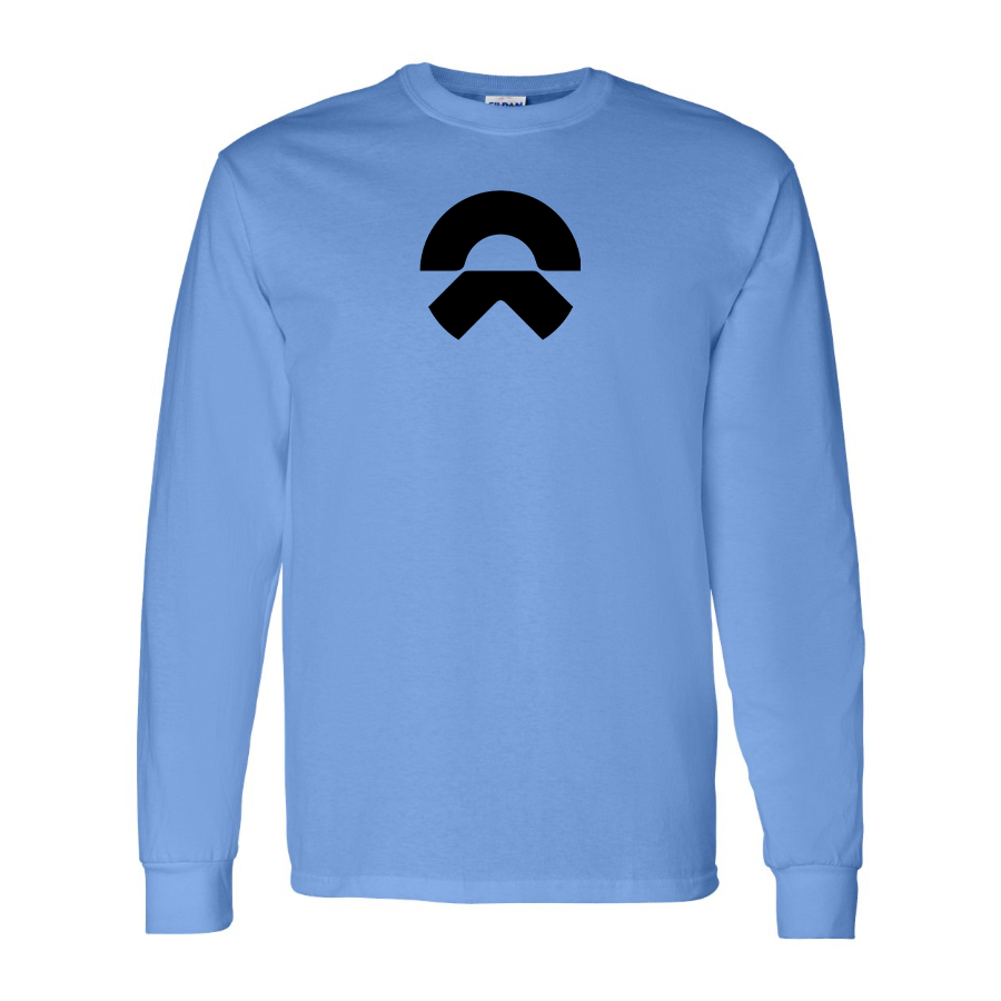 Men's Nio Logo Cotton Long Sleeve T-Shirt