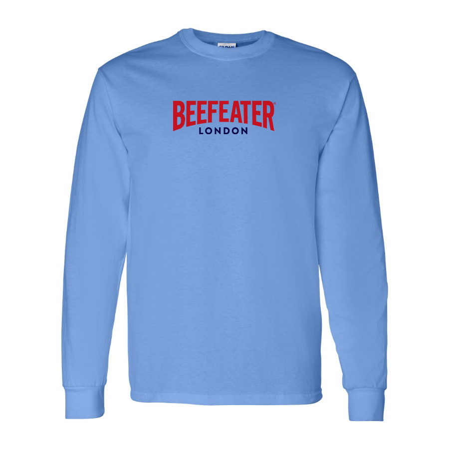 Men's Beefeater Logo Cotton Long Sleeve T-Shirt
