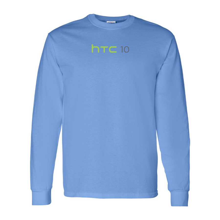 Men's HTC 10 Logo Cotton Long Sleeve T-Shirt