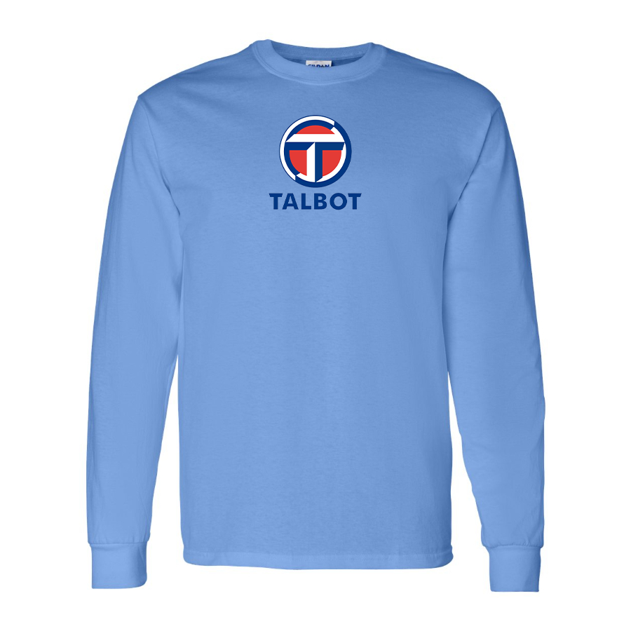 Men's Talbot Logo Cotton Long Sleeve T-Shirt