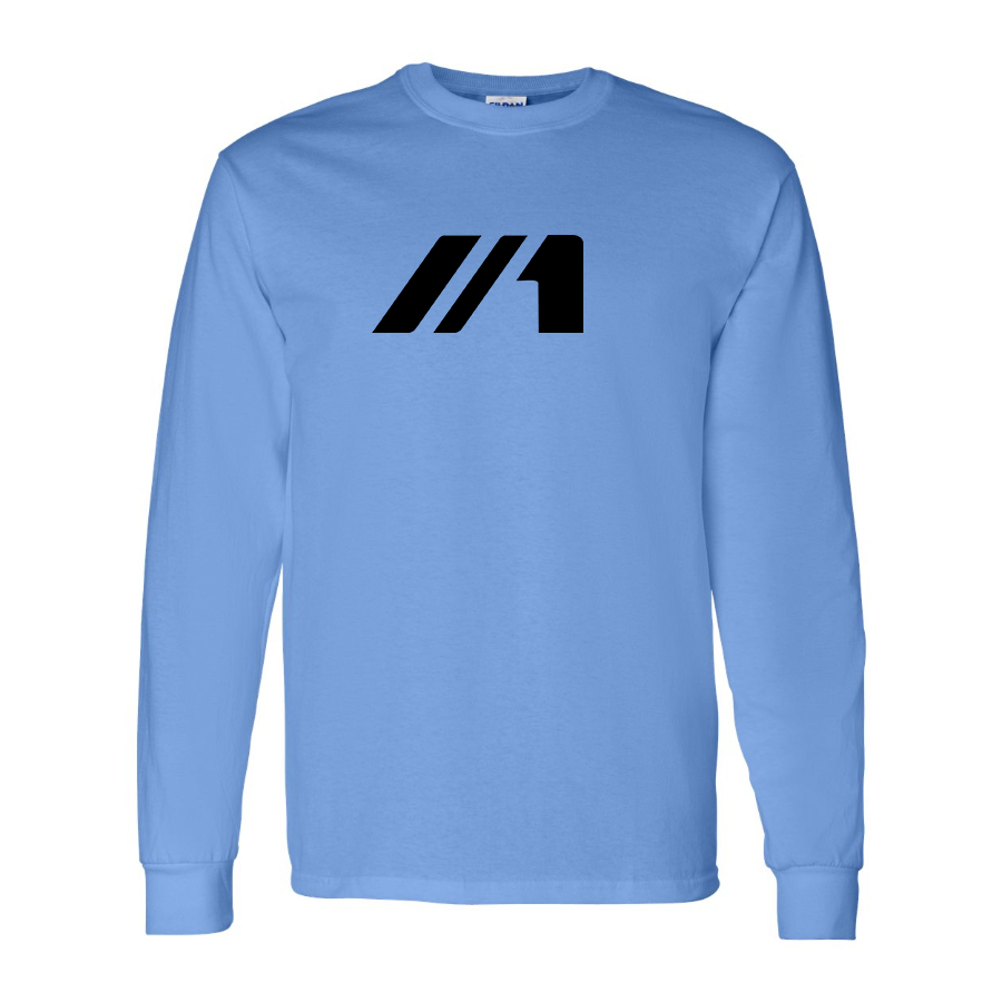 Men's BAC Logo Cotton Long Sleeve T-Shirt