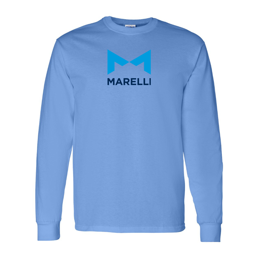 Men's Magneti-Marelli Logo Cotton Long Sleeve T-Shirt