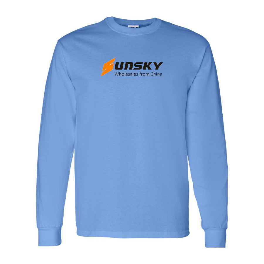 Men's SUNSKY Logo Cotton Long Sleeve T-Shirt