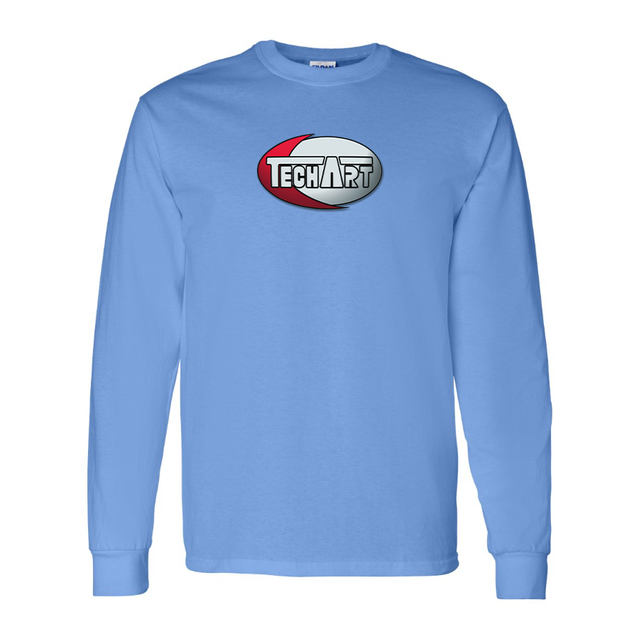 Men's TechArt Logo Cotton Long Sleeve T-Shirt