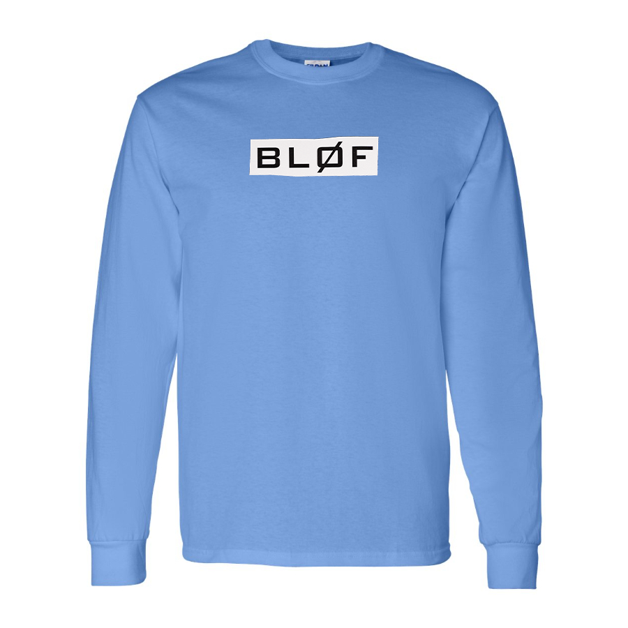 Men's BLØF Logo Cotton Long Sleeve T-Shirt