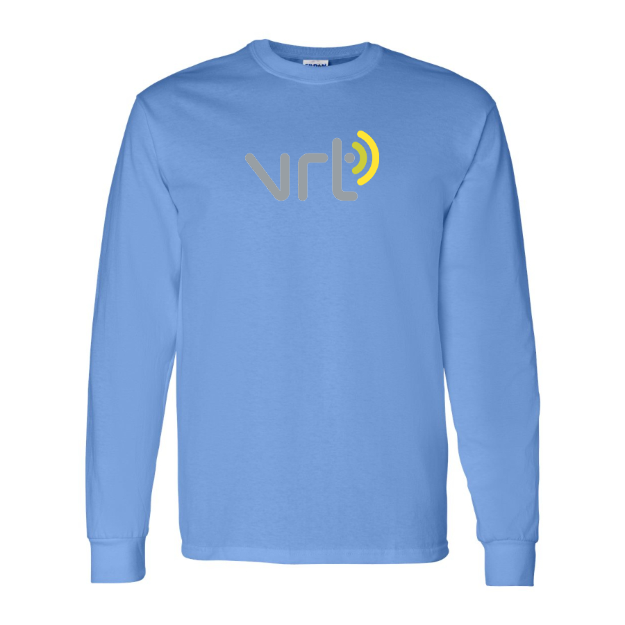Men's VRT Logo Cotton Long Sleeve T-Shirt