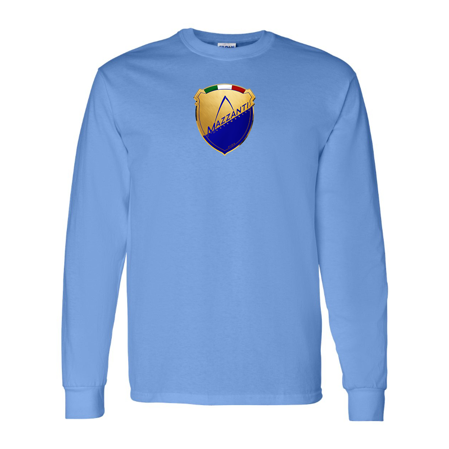 Men's Mazzanti Automobili Logo Cotton Long Sleeve T-Shirt
