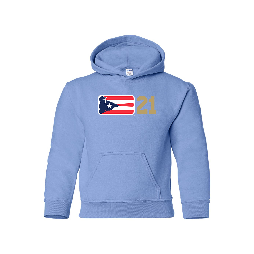 Youth  Liga de Beisbol Profesional Roberto Clemente Logo Pullover Hoodie
